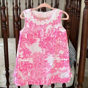 Lilly Pulitzer pink classic shift dress - size 2